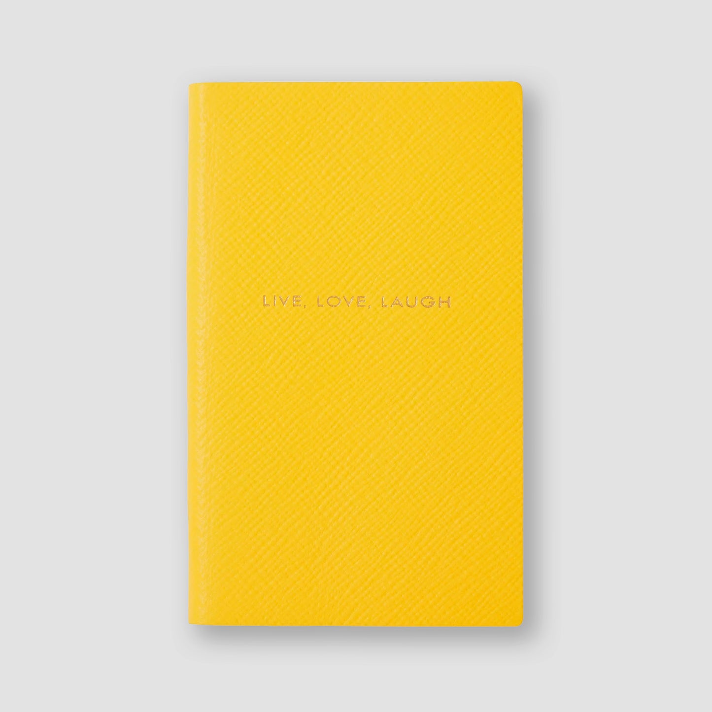 Live, Love, Laugh Panama Notebook Lemon