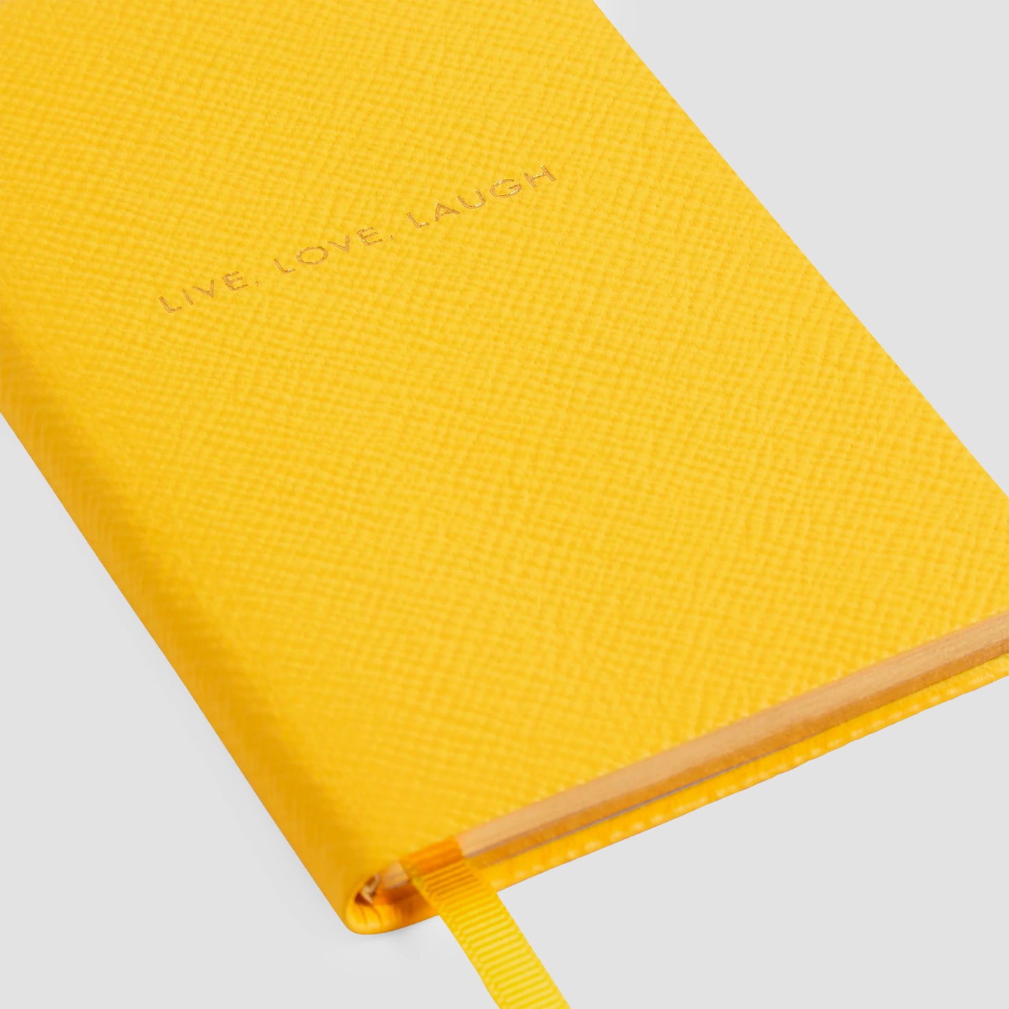 Live, Love, Laugh Panama Notebook Lemon