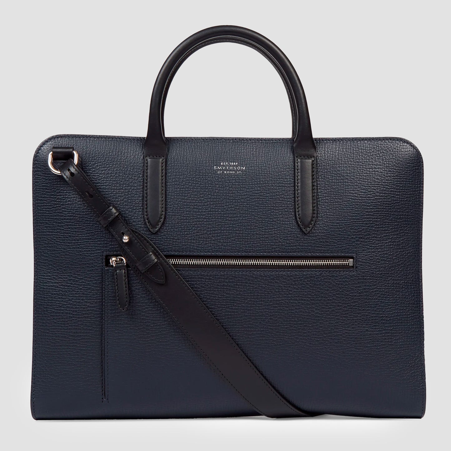 Ultra Slim Briefcase with Zip Front in Ludlow