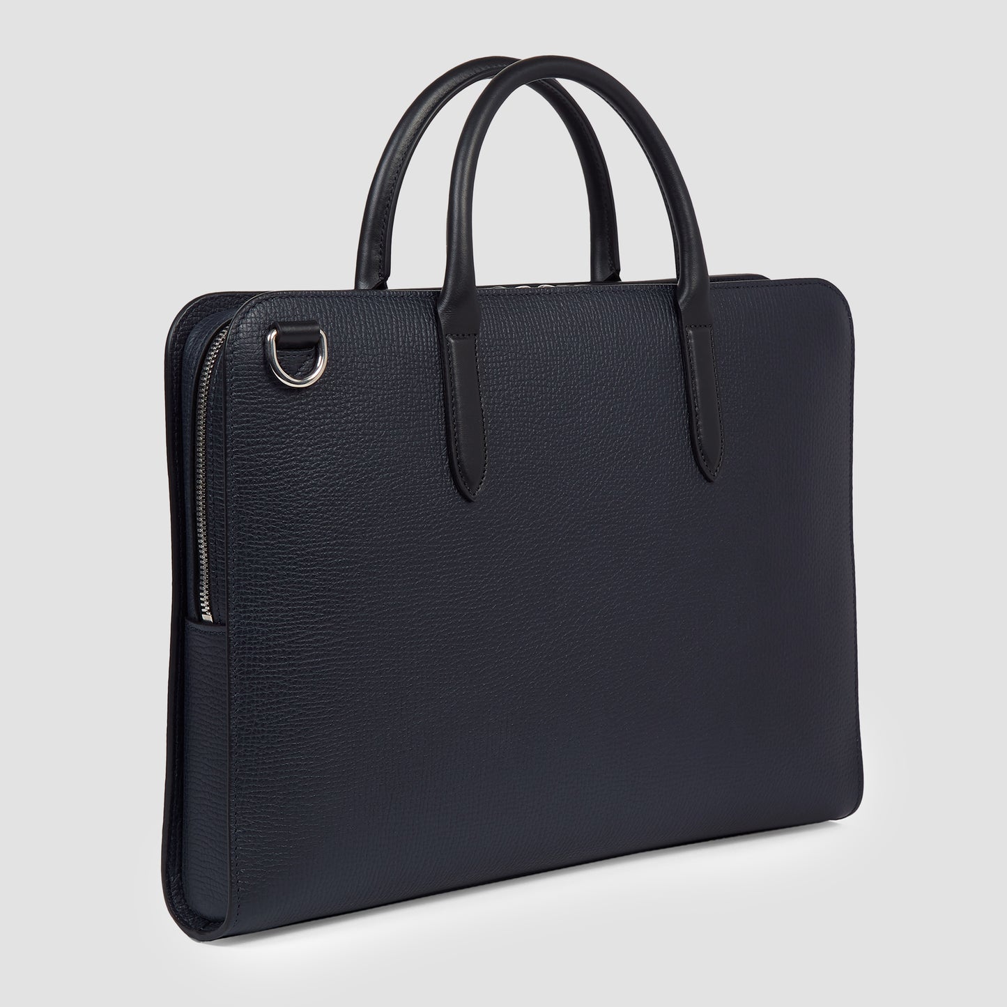 Ultra Slim Briefcase with Zip Front in Ludlow