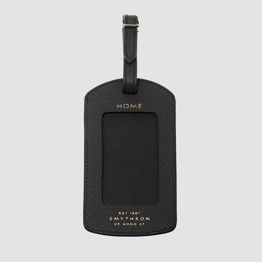 Smythson Luggage Label Black