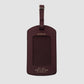 Smythson Panama Luggage Label Cherry