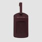 Smythson Panama Luggage Label Cherry