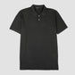 Luxe Lotus Jersey Polo Carbon