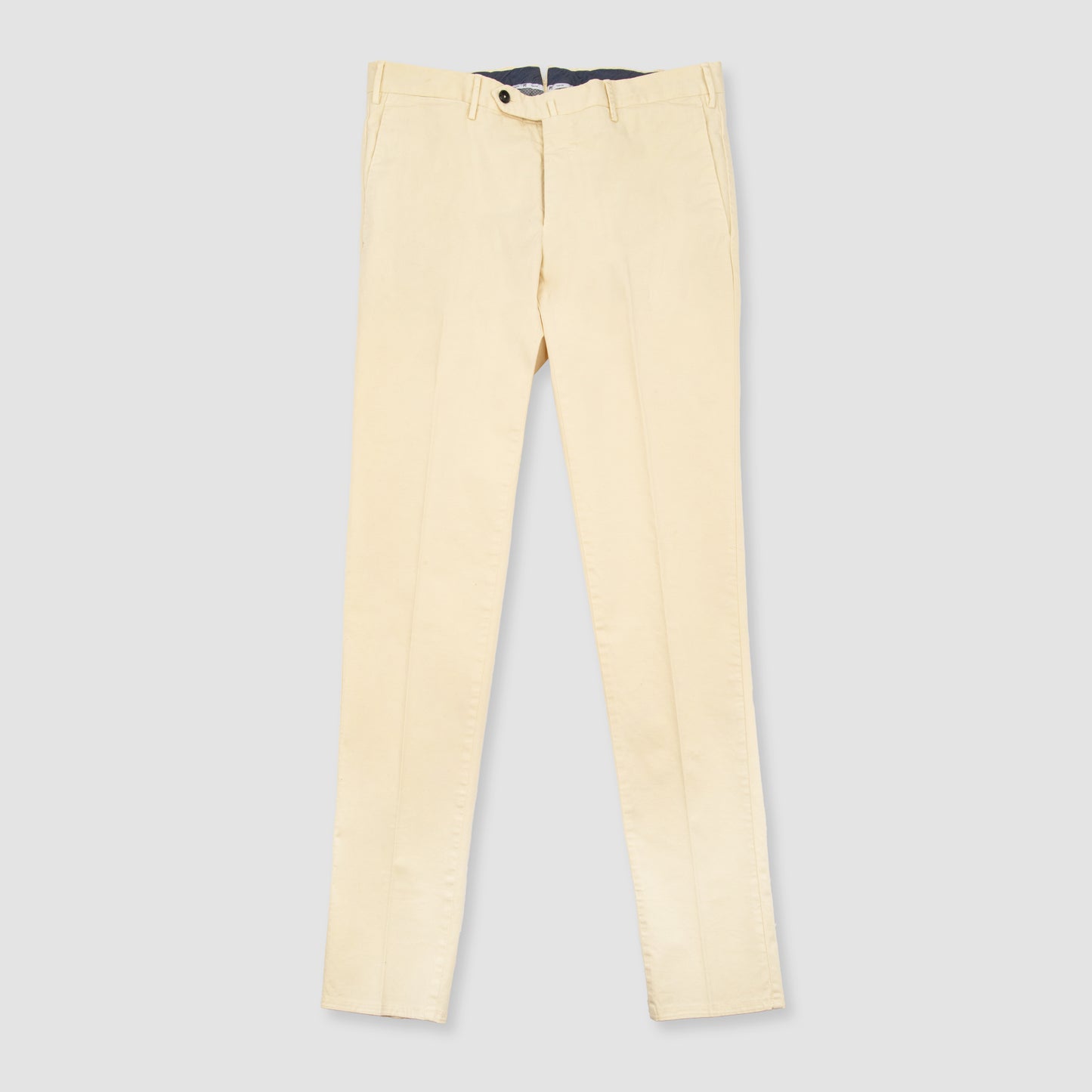 Stretch Batavia Supper Slim Chino Trouser - Off White