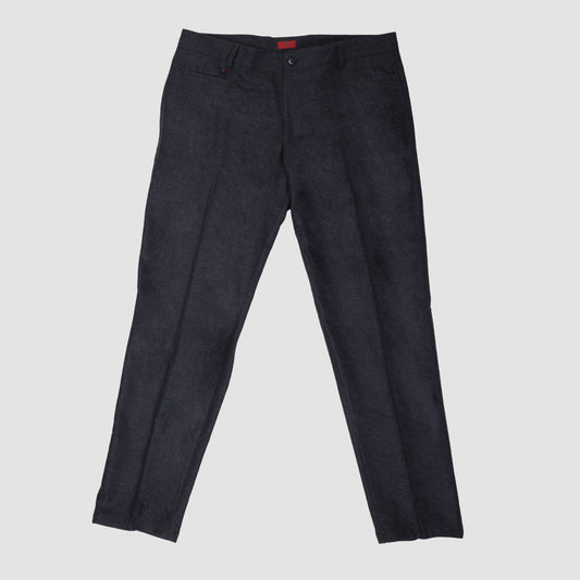 Double Flannel Trousers - Dark Grey