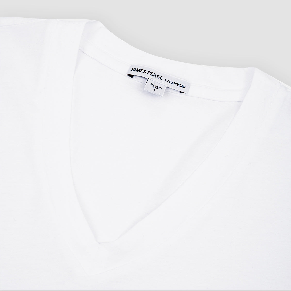 Short Sleeve V Neck T-Shirt White