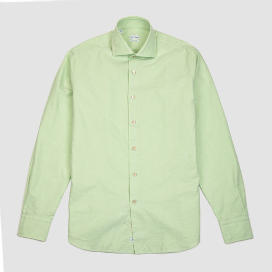 Silver Deer Pale Green Oxford Shirt