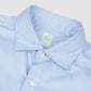 Light Blue Solid cotton Luigi Collar Gaeta Fit Shirt