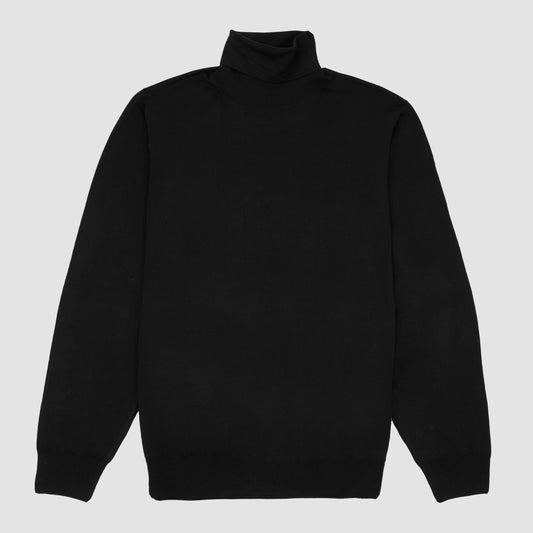 Wool Rollneck Sweater Black