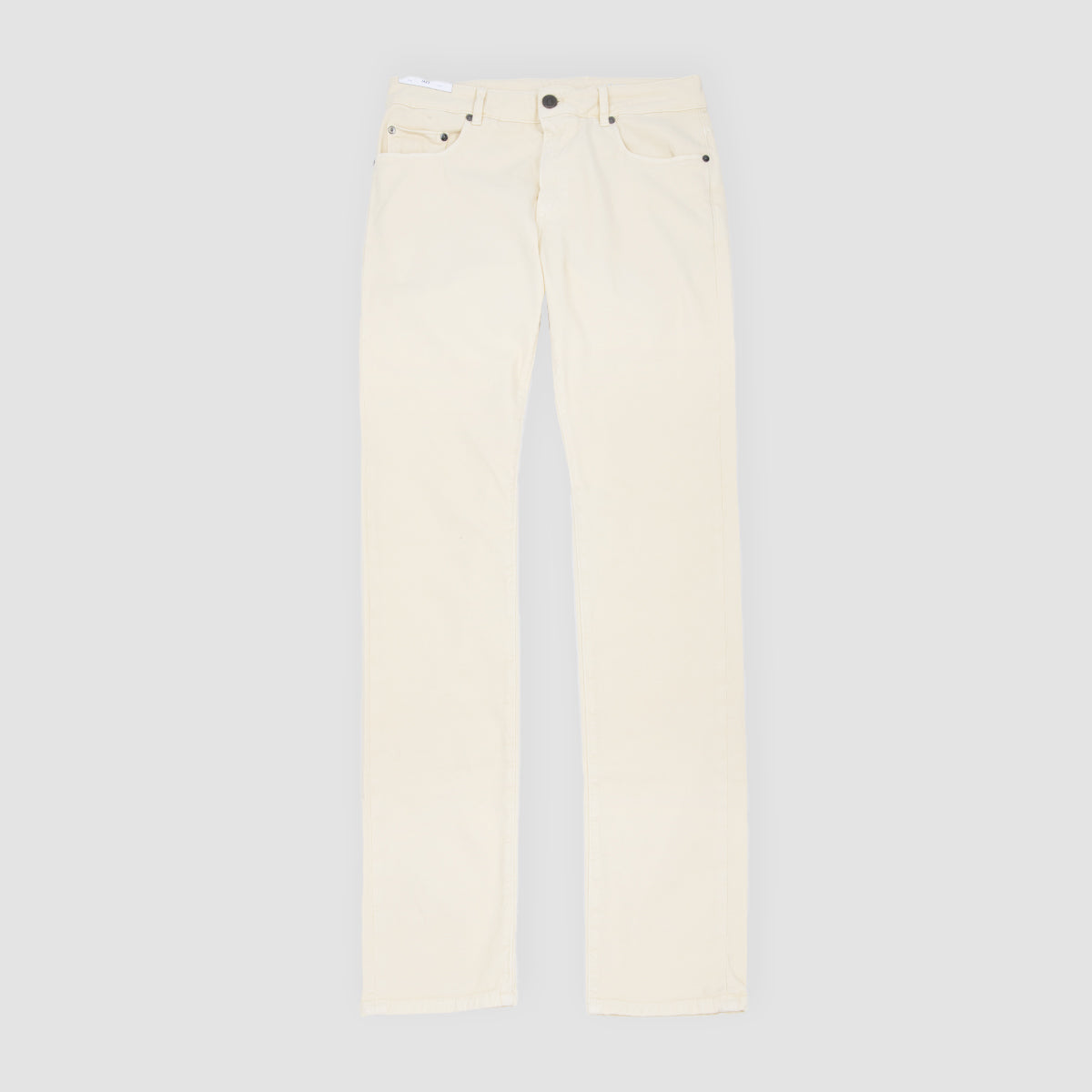 5 Pocket Trousers Cotton Cashmere Stretch Drill - Y012 Cream