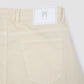 5 Pocket Trousers Cotton Cashmere Stretch Drill - Y012 Cream