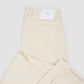 5 Pocket Trousers Cotton Cashmere Stretch Drill - Y012 Cream