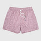 Madeira Printed Swim Trunk Geometric Burgundy