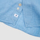 Solid Linen Shirt Air Force Blue