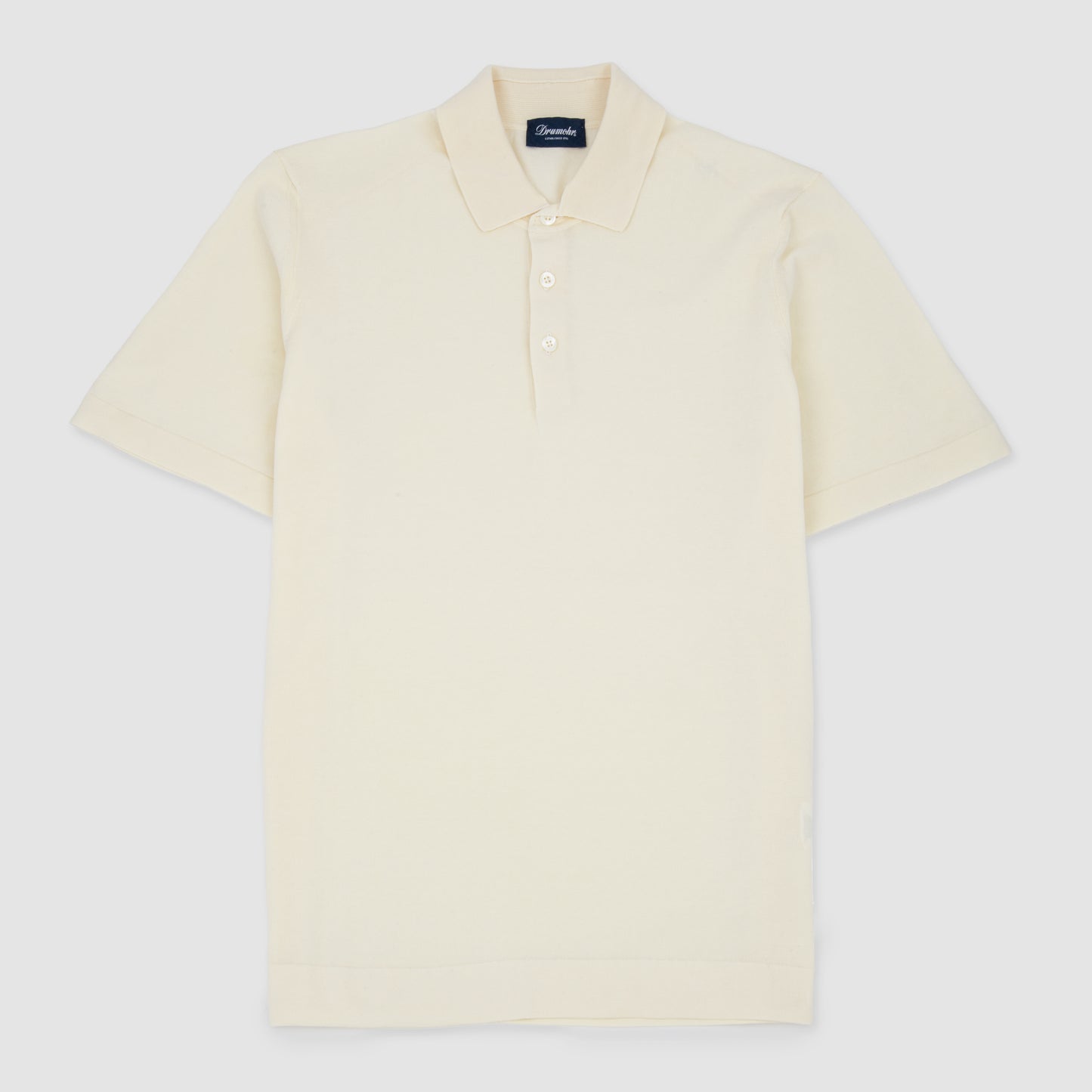 Ice Cotton Knit Polo Cream