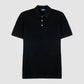 Ice Cotton Knit Polo Black