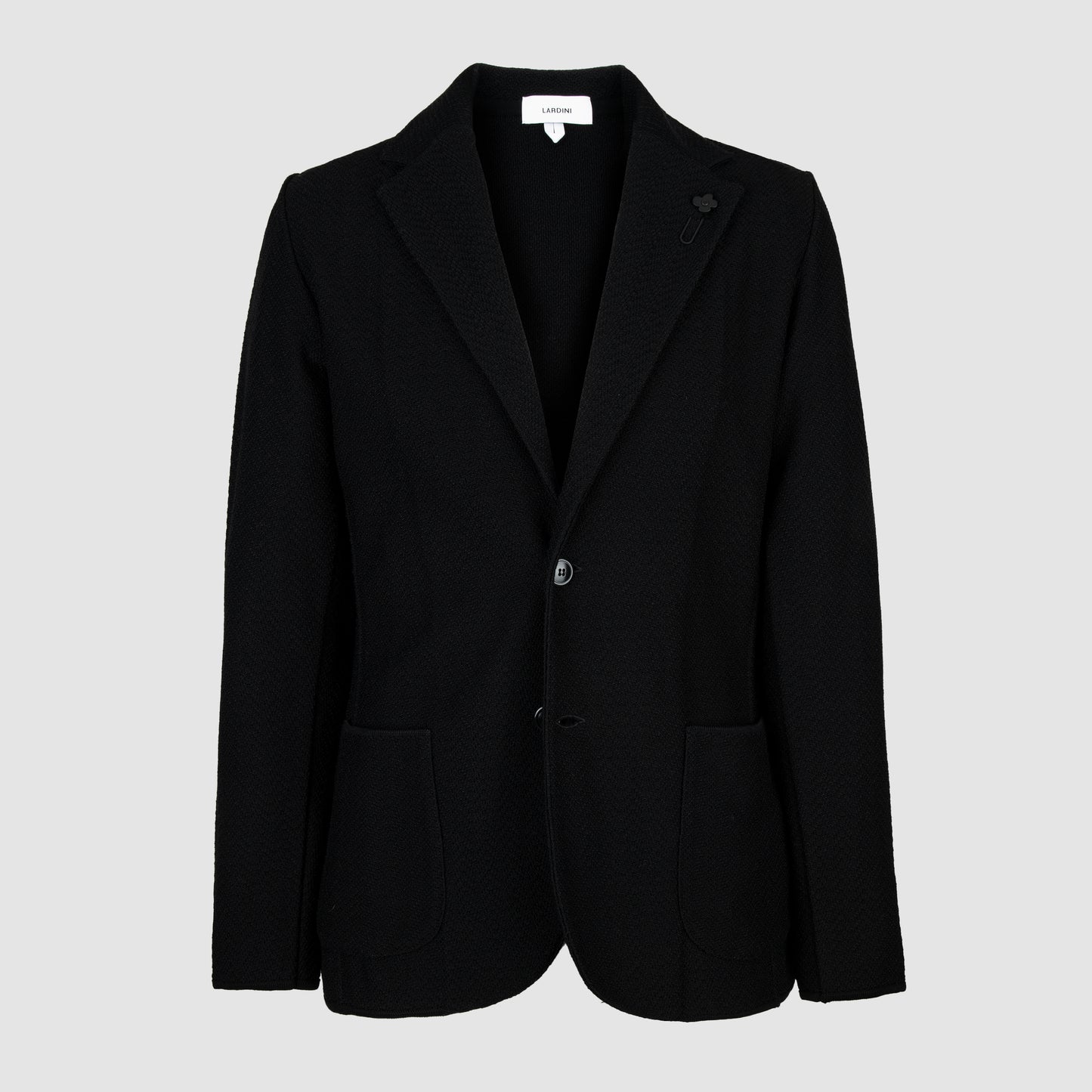 Cotton Viscose Knit Single Breasted Jacket