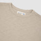 Pima Slub Cotton Relaxed Fit 5,8 oz T-Shirt - Greige