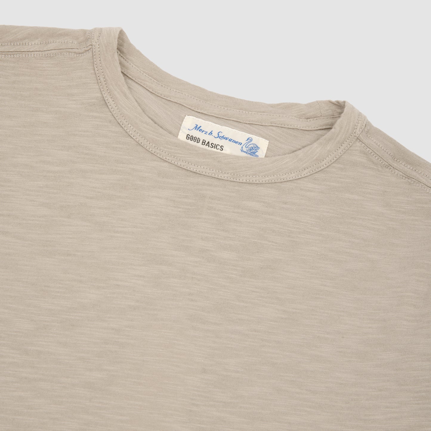 Pima Slub Cotton Relaxed Fit 5,8 oz T-Shirt - Greige