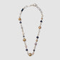 Pina Linka Necklace In Sliver withh Mixed Pearls - 18.5"