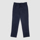 Wool Double Face Jersey Drawstring Trousers Navy