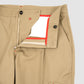 Cotton and Cashmere Santorial Cargo Trousers Khaki