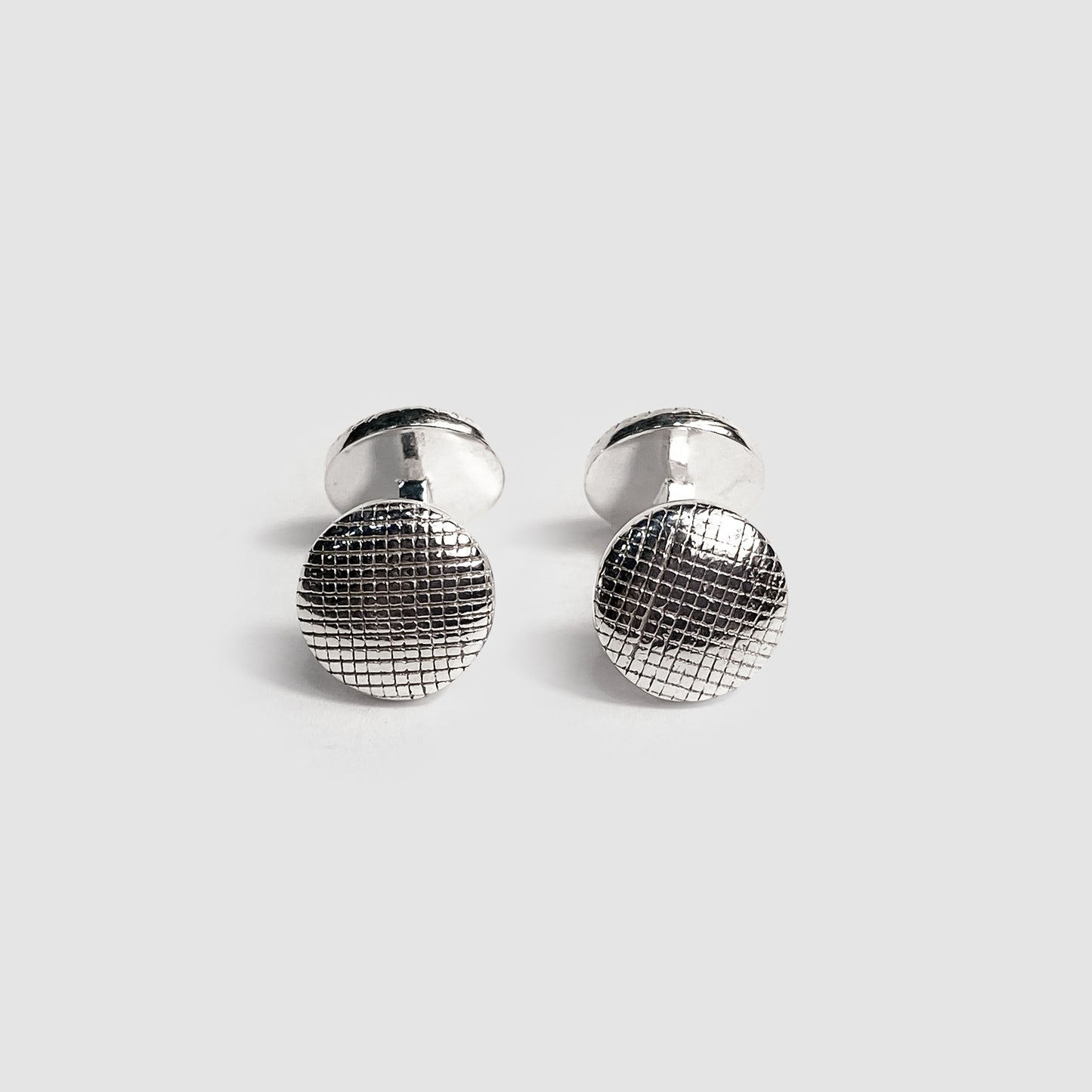 Silver Fabric, Sterling Silver Cufflinks