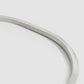 Matt Square Bangle, .950 Silver Square Bangle, Size M