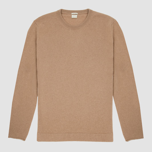 Crew Neck Sweater - Beige