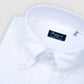 White Oxford Pinpoint, Lucio Button Down Collar, Napoli Fit Sportshirt