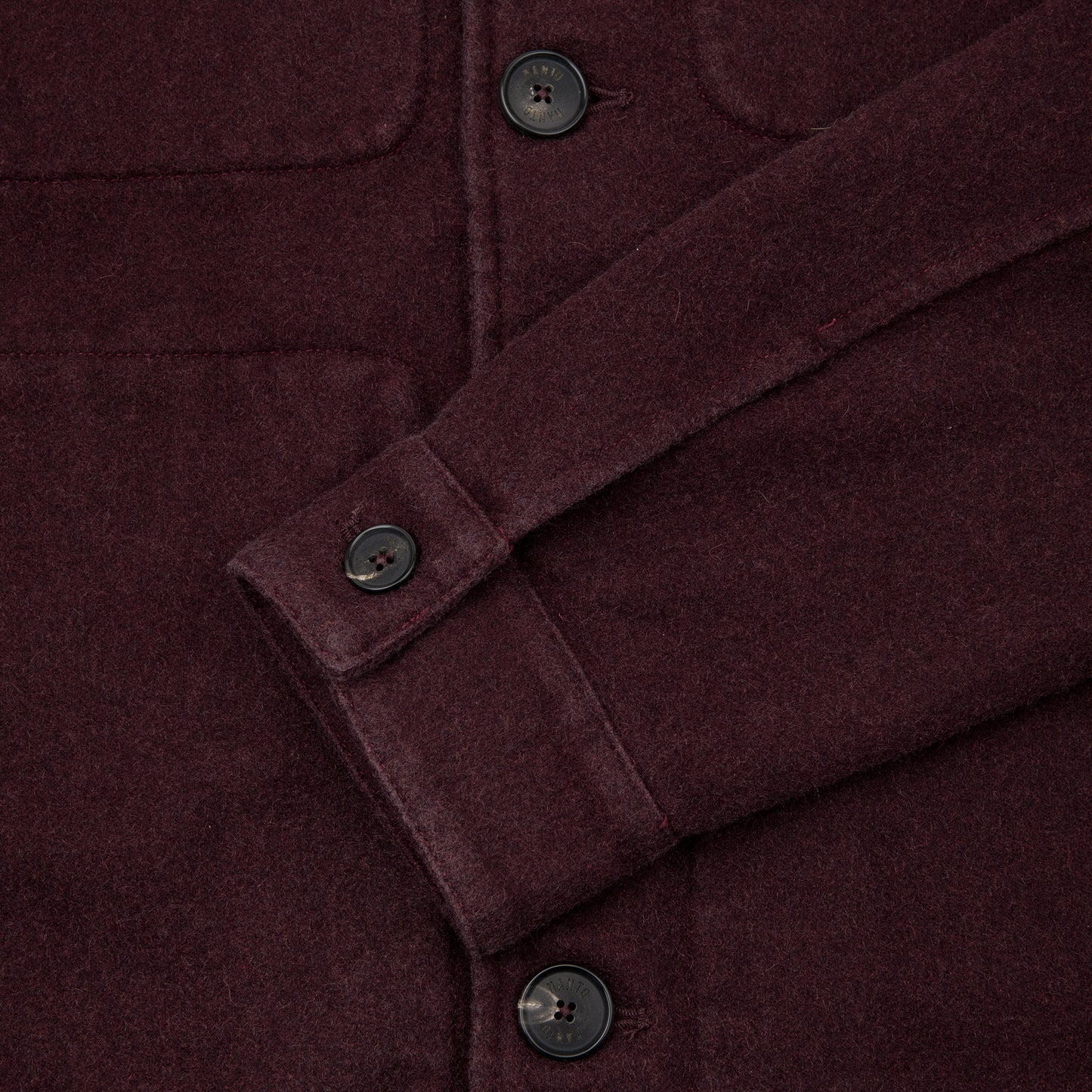 Cashmere Trucker Jacket Dark Bordeaux