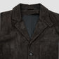 Suede Jacket Dark Brown