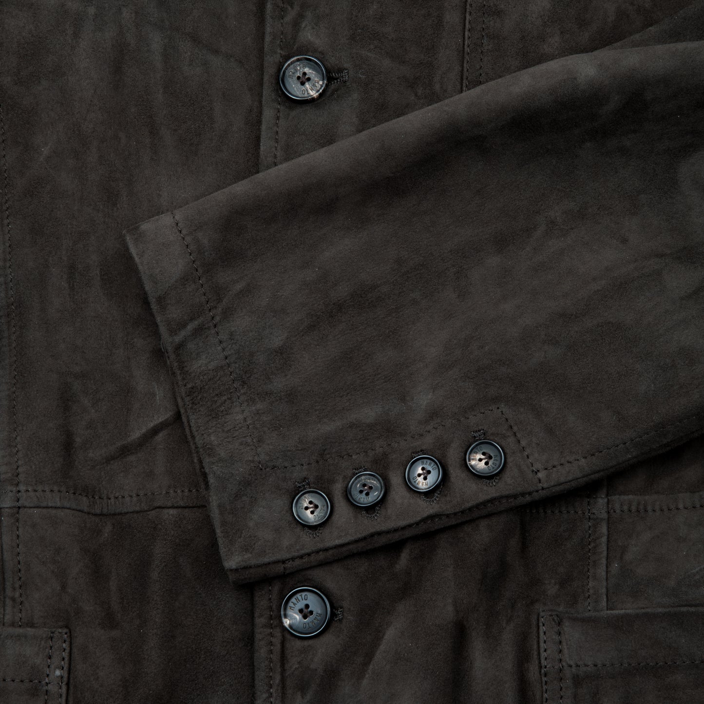 Suede Jacket Dark Brown