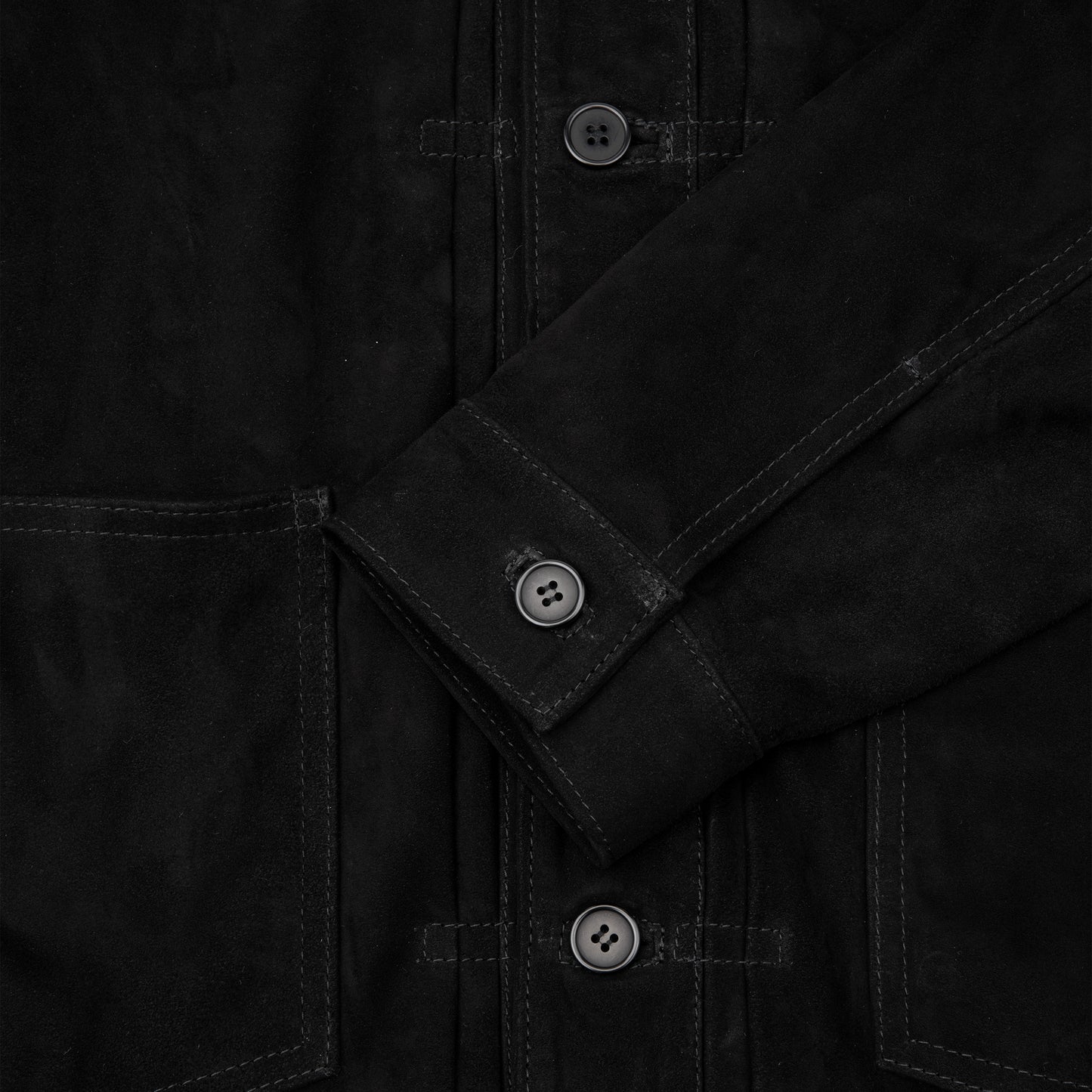 LEO JACKET Suede Black