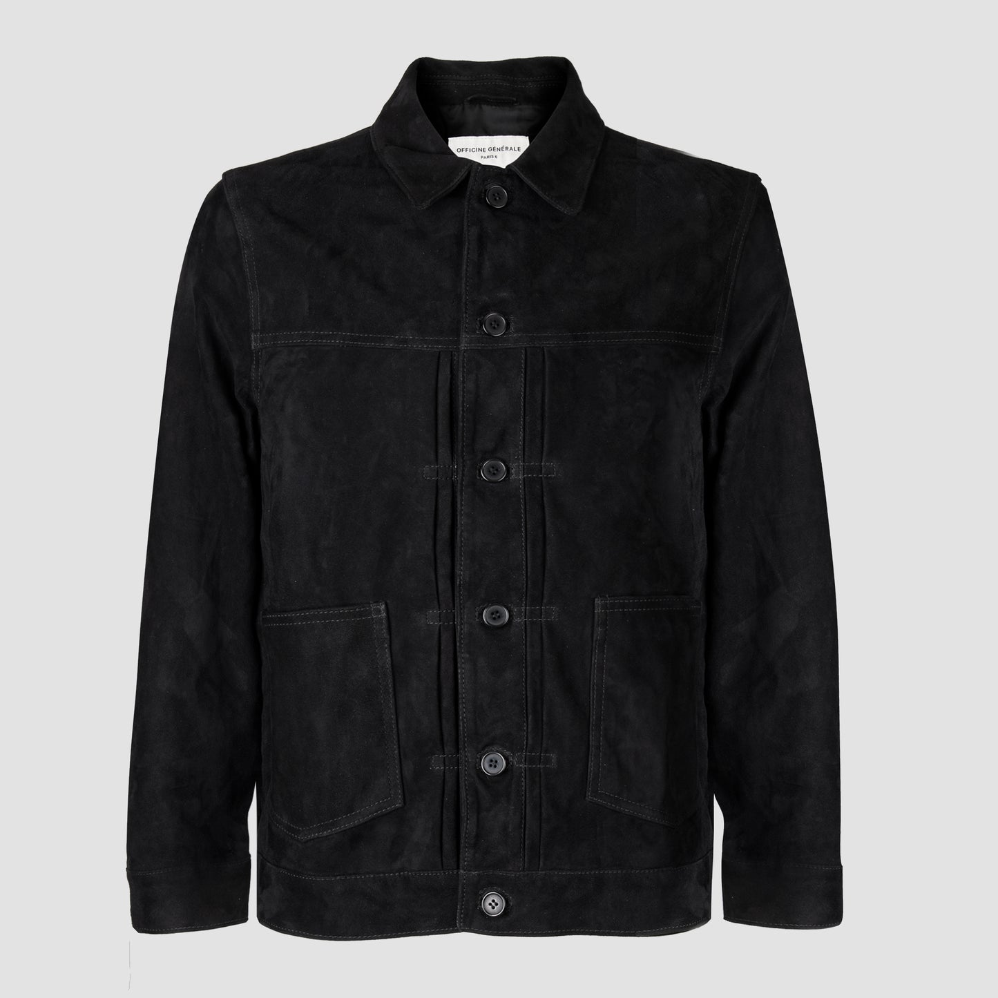 LEO JACKET Suede Black