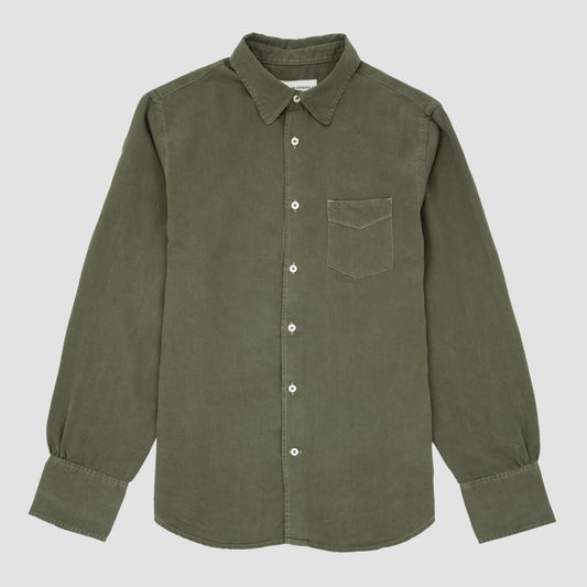 BENOIT SHIRT Lyocel Olive