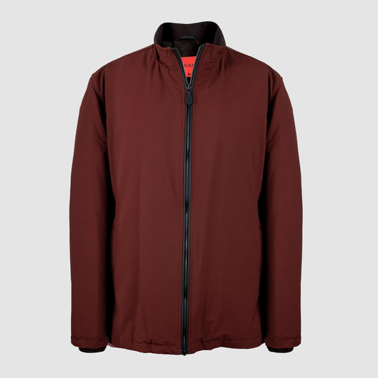 Padded Bomber Sport Jacket Burgundy