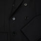 Wool Mohair Double Breasted Suit Black