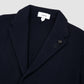 Wool Single Brested Knit Sportsjacket Navy