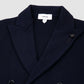 Wool Double Brested Knit Sportsjacket Navy