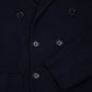 Wool Double Brested Knit Sportsjacket Navy