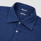 Viscose and Cotton Classic Shirt Blue