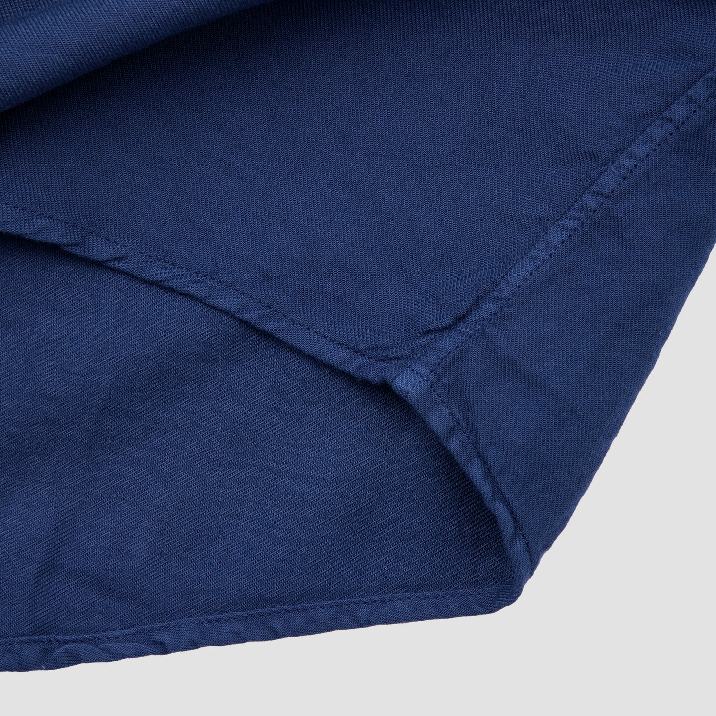 Viscose and Cotton Classic Shirt Blue