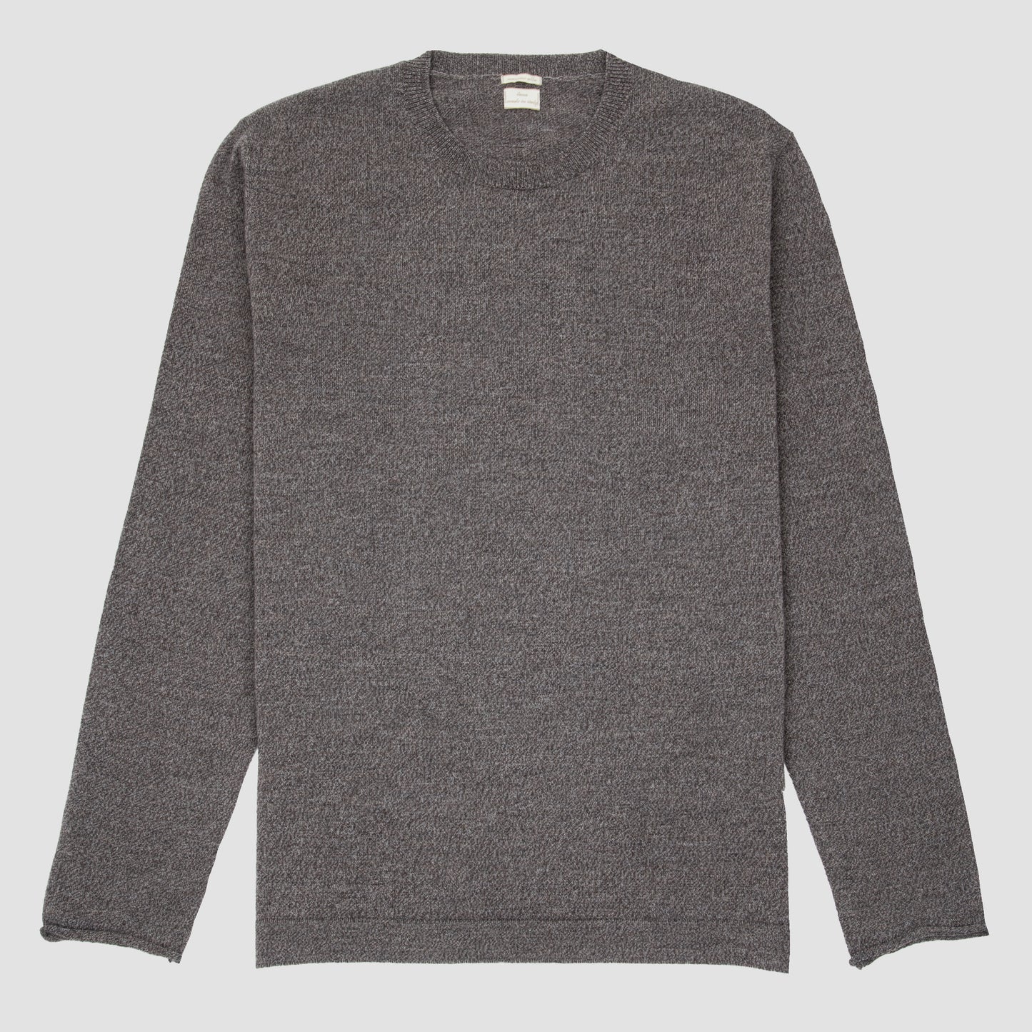 Wool Crew Neck Sweater Brown