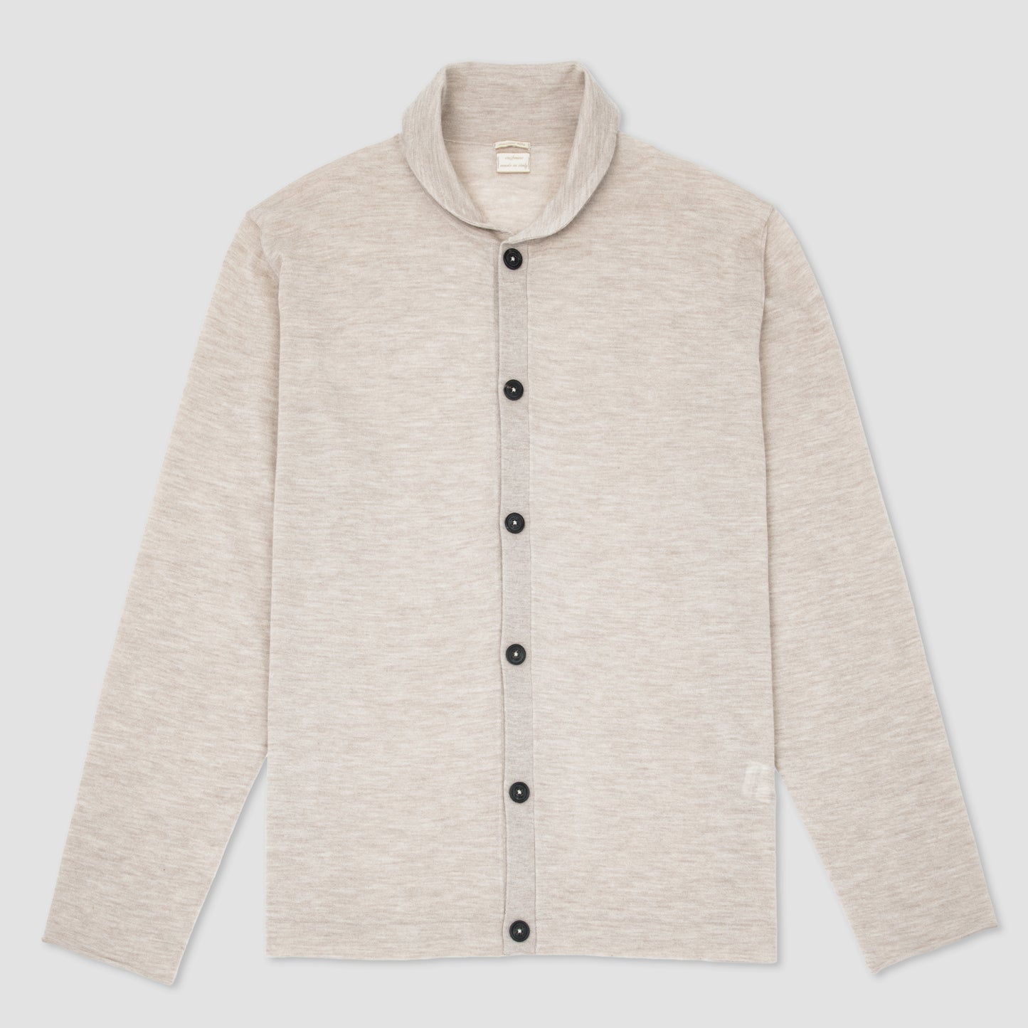 Cashmere Shawl Collar Cardigan Off-White