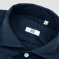 Wool Poplin Sportshirt Navy