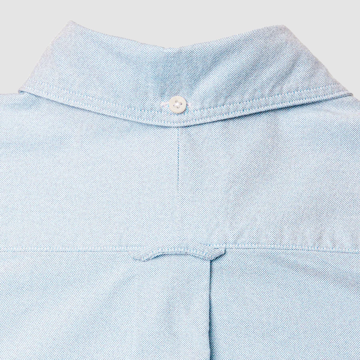 Brushed Fall Oxford Button Down Shirt Blue