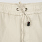 Gabardine Comfort Cotton Drawstring Sportpants - Beige