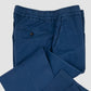 Gabardine Comfort Cotton Drawstring Sportpants Blue